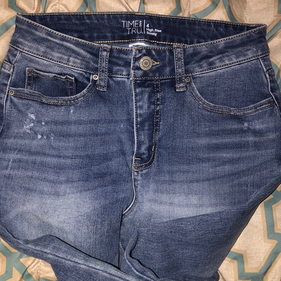 Time & Tru High Rise Skinny Jeans - Picture 4 of 6